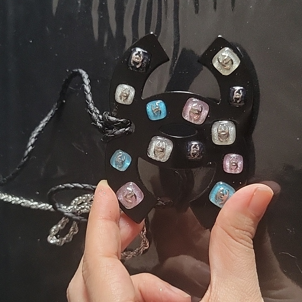 Designer inspired acrylic necklace